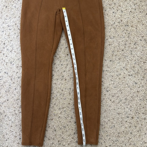 Spanx Faux Suede Leggings in Rich Caramel Size Large - Picture 7 of 9